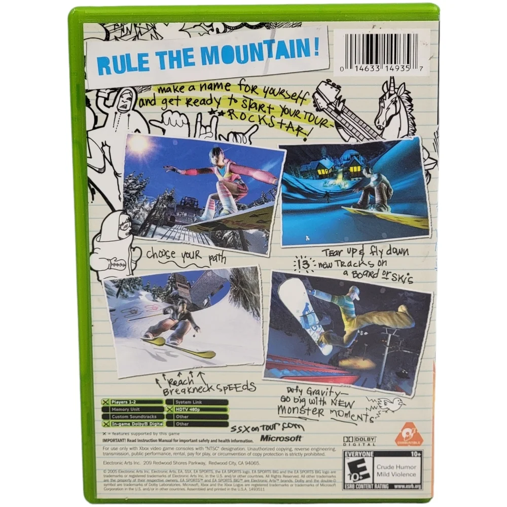 Microsoft Xbox SSX on Tour Game 2005